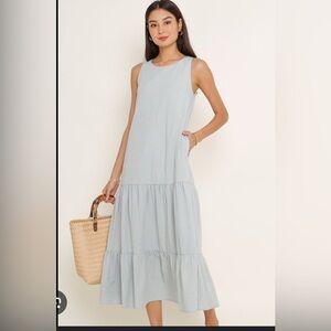 NWT Ted Baker Lavender Maxi Dress size 6=1XL